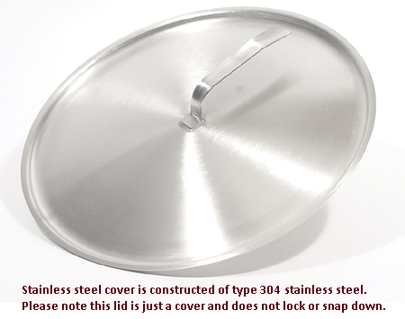Lid/Cover for 20 Quart Stainless Steel Pail