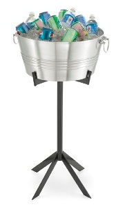 19" Double-Wall Beverage Tub with Stand