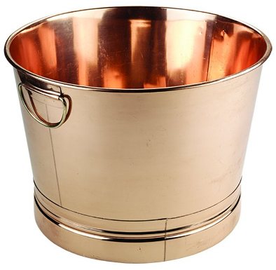 18" Diameter Copper Beverage Tub