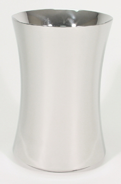 Hourglass Style Polished Stainless Steel Wine/Champagne Chiller