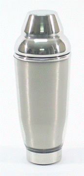 24 Ounce Slate Gray Acrylic and Stainless Steel Cocktail Shaker