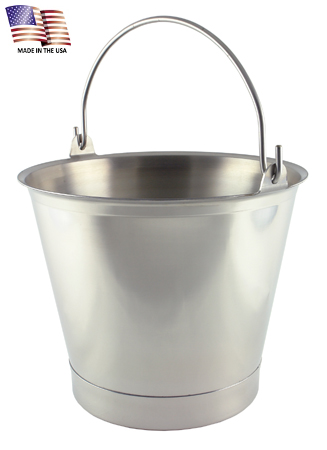 13 Quart Stainless Steel Pail with Chime