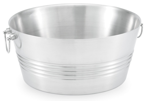15" Diameter Stainless Steel Beverage Tub
