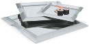 Square Stainless Steel Serving Trays
