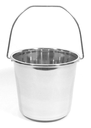 13 Quart Stainless Steel Pail (Scratch & Dent Sale!)