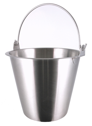 16 Quart Stainless Steel Pail, Stainless Steel Pails and Buckets by Size