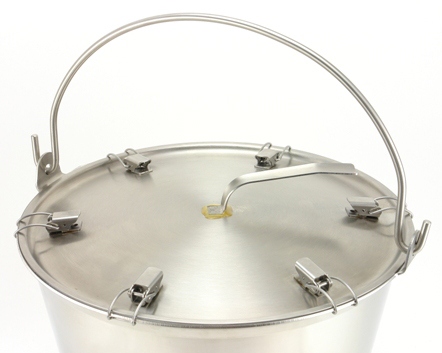 Locking Lid/Cover for 16 Quart Stainless Steel Pail