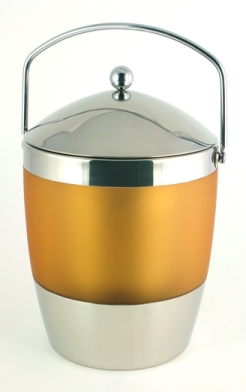 Tangerine Colored Ice Bucket