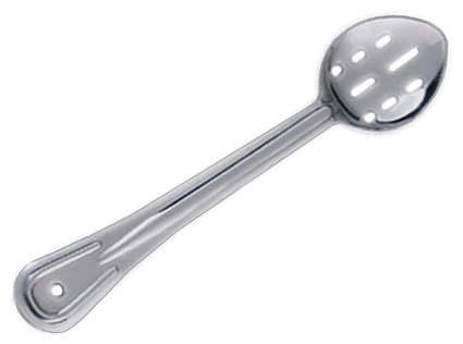 Heavy Duty Slotted Stainless Steel Spoons