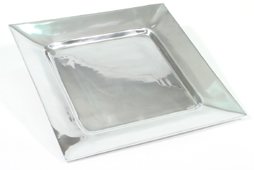13-1/2" Square Solid Aluminum Serving Tray
