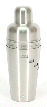 32 Ounce Brushed Finish Recipe Shaker